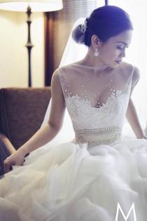 wedding photo -  أنيقة زفاف تصميم فستان خاص